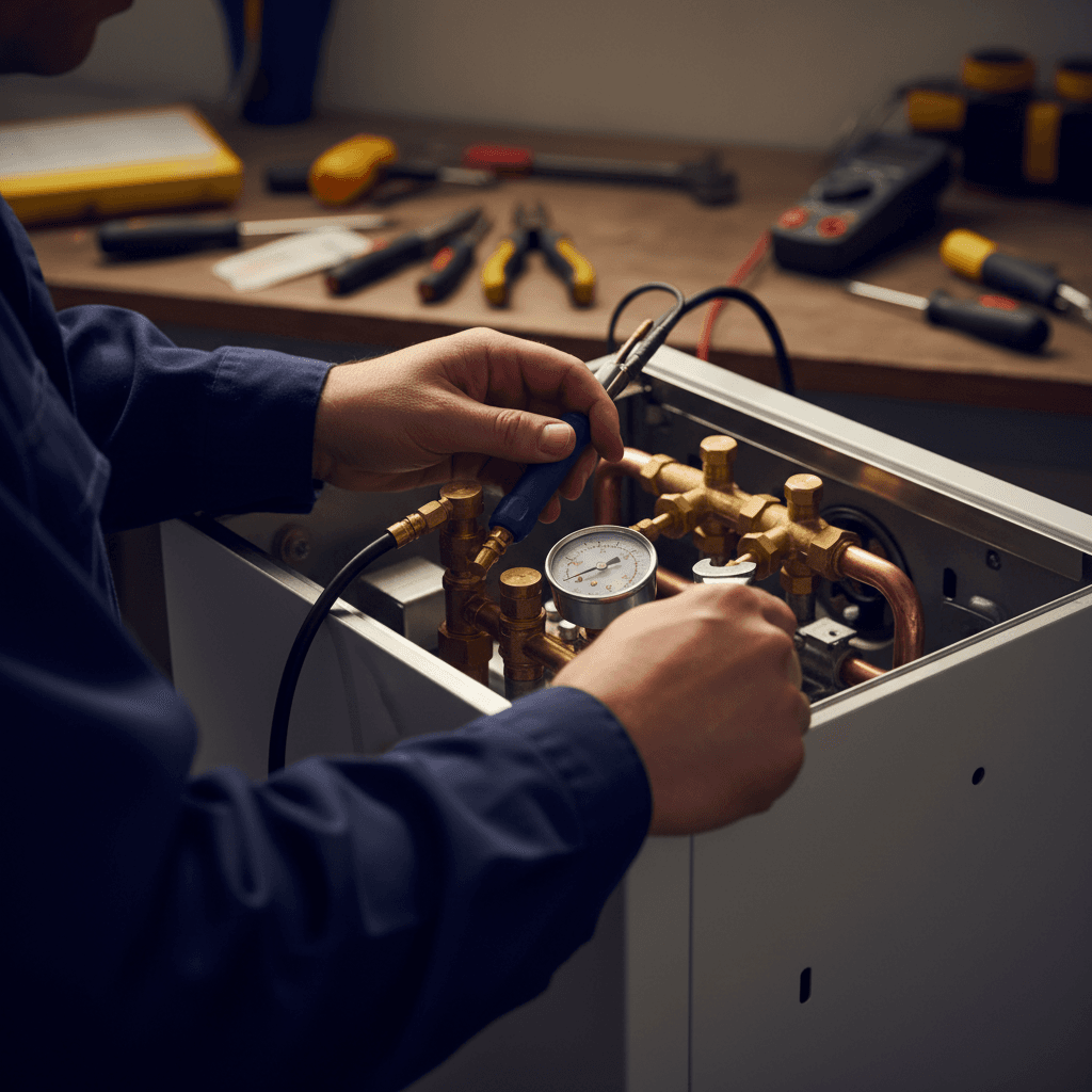 Boiler pressure system maintenance