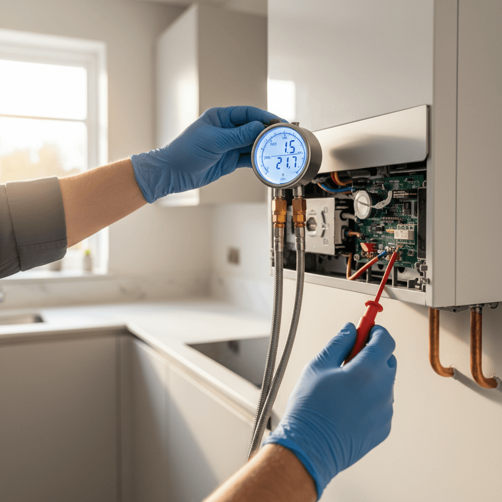 Gas engineer on appointment